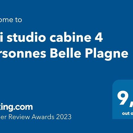Апартаменты Joli Studio Cabine 4 Personnes Belle Plagne La Plagne-Tarentaise Экстерьер фото