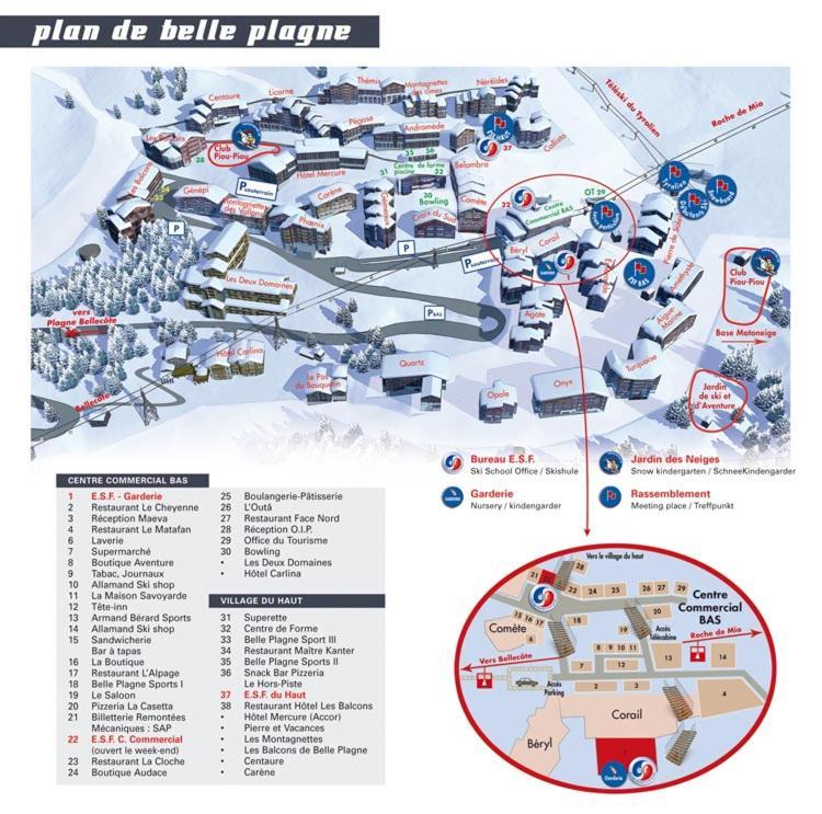 Апартаменты Joli Studio Cabine 4 Personnes Belle Plagne La Plagne-Tarentaise Экстерьер фото